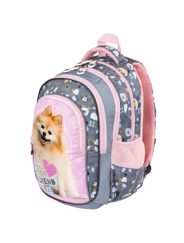 PLECAK CZTEROKOMOROWY MY LITTLE FRIEND POMERANIAN PIESEK ST. MAJEWSKI