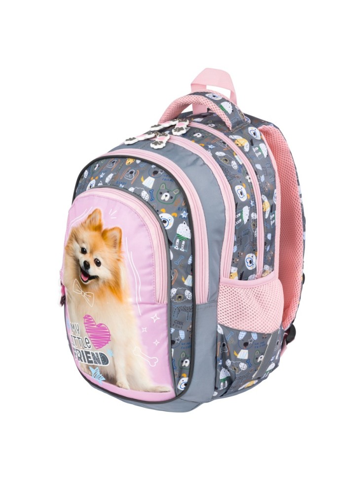 PLECAK CZTEROKOMOROWY MY LITTLE FRIEND POMERANIAN PIESEK ST. MAJEWSKI