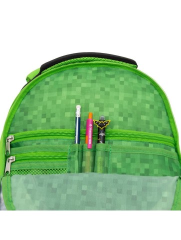 PLECAK SZKOLNY TRZYKOMOROWY MINECRAFT STEVE CREEPER 20l ASTRA