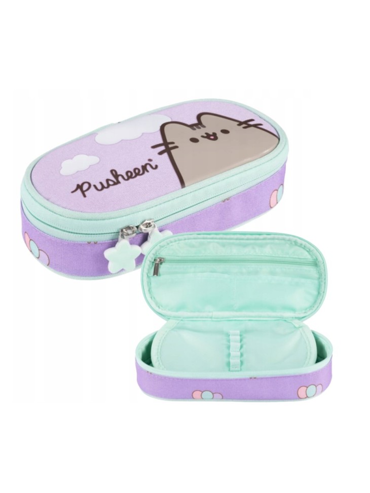 ZESTAW SZKOLNY 5-ELEMENTÓW PUSHEEN VIOLET FIOLET ST. MAJEWSKI