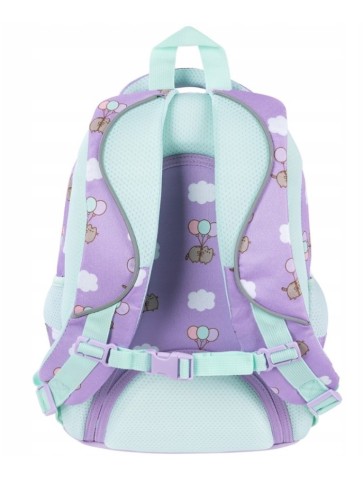 ZESTAW SZKOLNY 5-ELEMENTÓW PUSHEEN VIOLET FIOLET ST. MAJEWSKI