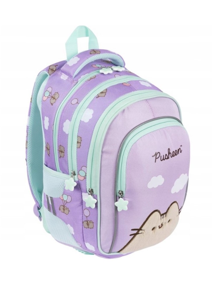 ZESTAW SZKOLNY 5-ELEMENTÓW PUSHEEN VIOLET FIOLET ST. MAJEWSKI