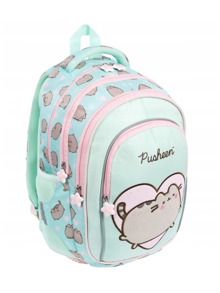 ZESTAW SZKOLNY 5-ELEMENTÓW PUSHEEN MINT ST. MAJEWSKI