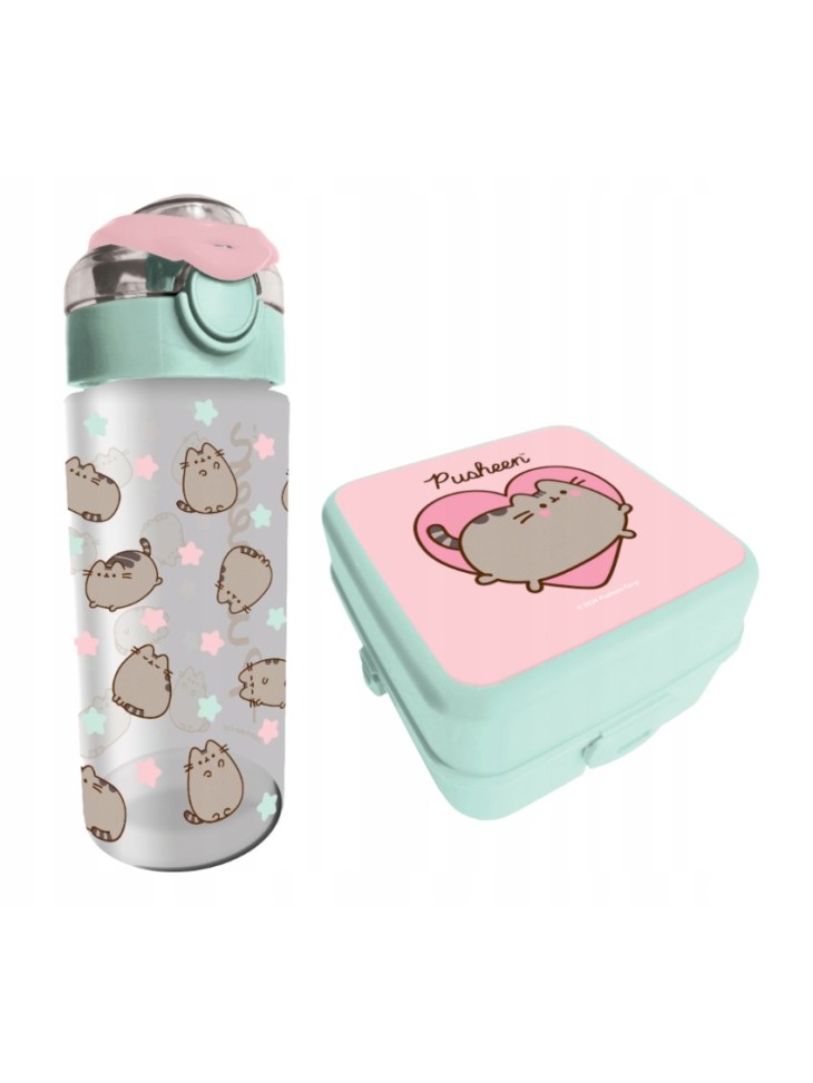 ZESTAW SZKOLNY 5-ELEMENTÓW PUSHEEN MINT ST. MAJEWSKI