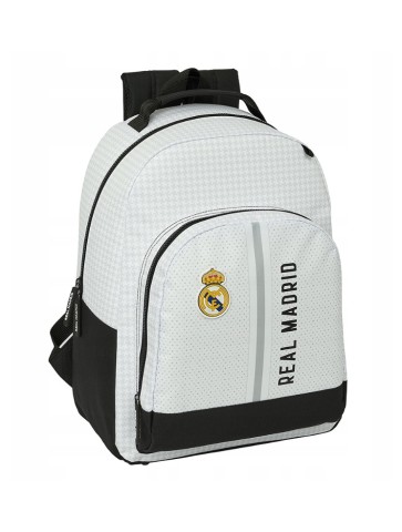 PLECAK DWUKOMOROWY REAL MADRYT RM TEAM 24/25 WHITE SAFTA