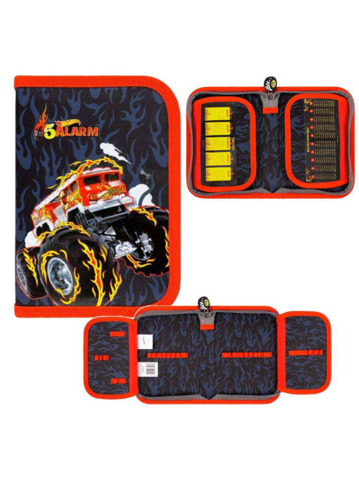 PIÓRNIK DWUKLAPKOWY HOT WHEELS ST. MAJEWSKI