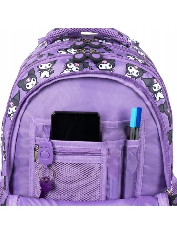 ZESTAW SZKOLNY 5-ELEMENTÓW KUROMI VIOLET ST. MAJEWSKI