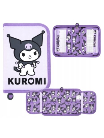 ZESTAW SZKOLNY 5-ELEMENTÓW KUROMI VIOLET ST. MAJEWSKI