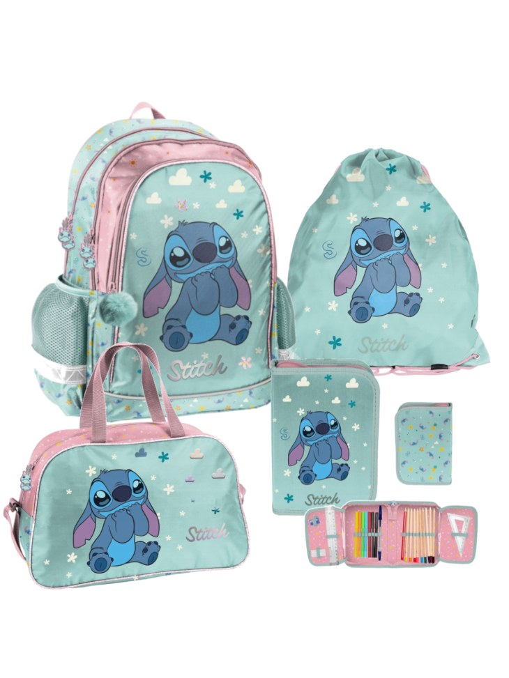 ZESTAW SZKOLNY 4-ELEMENTÓW LILO&STITCH DISNEY DS25FF PASO