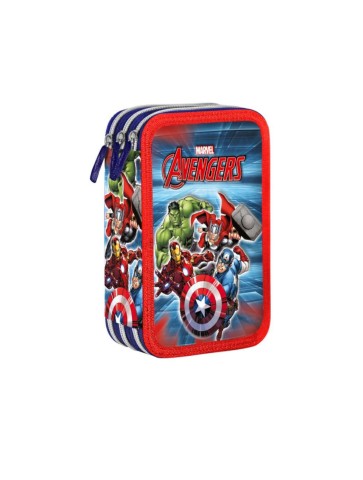 PIÓRNIK POTRÓJNY Z WYPOSAŻENIEM DLA CHŁOPCA AVENGERS GIOTTO