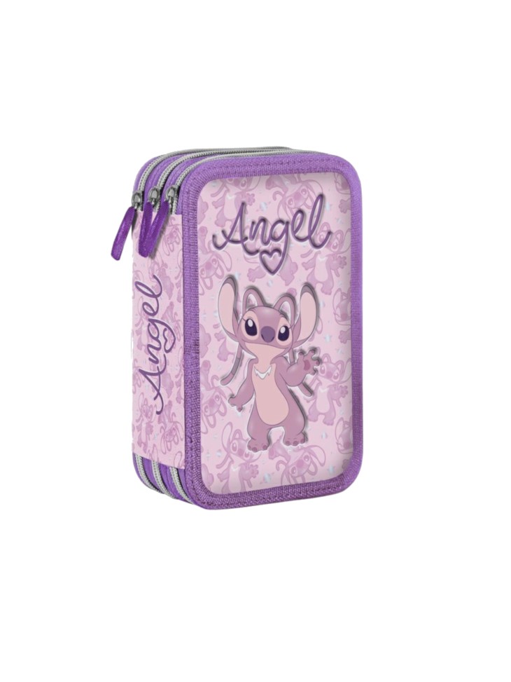 PIÓRNIK POTRÓJNY Z WYPOSAŻENIEM LILO&STITCH ANGEL GIOTTO