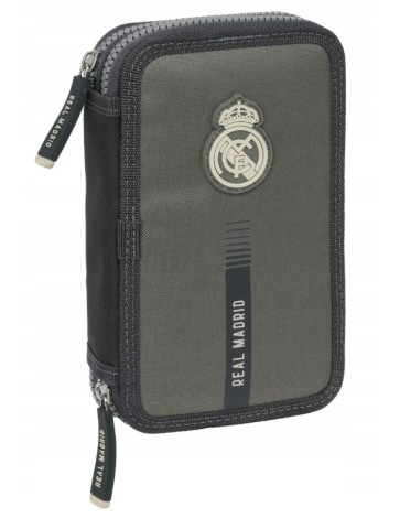 PIÓRNIK PODWÓJNY REAL MADRYT RM TEAM 24/25 DARK GREY SAFTA