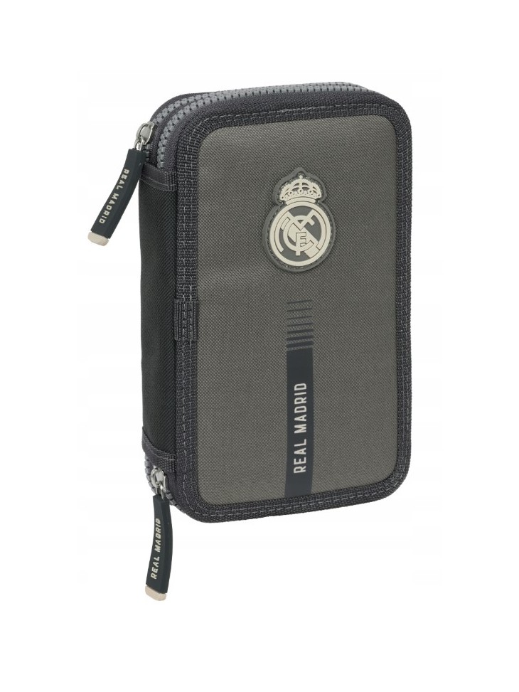 PIÓRNIK PODWÓJNY REAL MADRYT RM TEAM 24/25 DARK GREY SAFTA