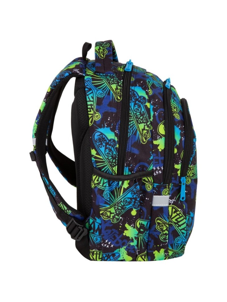 PLECAK TRZYKOMOROWY JERRY SKATE NIGHT 19 L COOLPACK