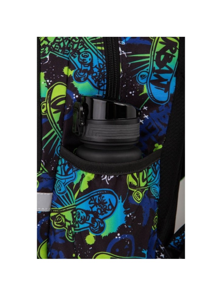 PLECAK TRZYKOMOROWY JERRY SKATE NIGHT 19 L COOLPACK