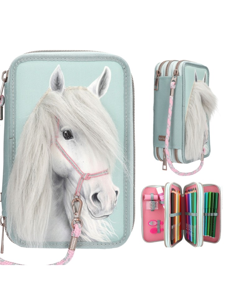 PIÓRNIK POTRÓJNY KONIE KOŃ MISS MELODY HORSE HEAD 13692 DEPESCHE