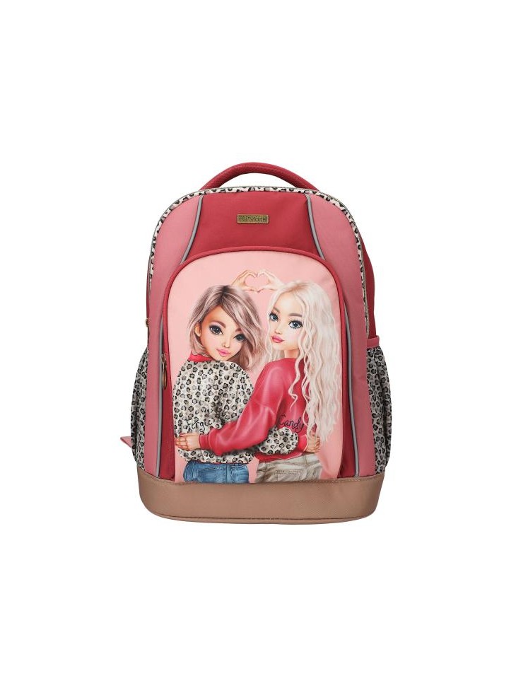PLECAK SZKOLNY TRZYKOMOROWY TOP MODEL LEOHEART 13641 DEPESCHE