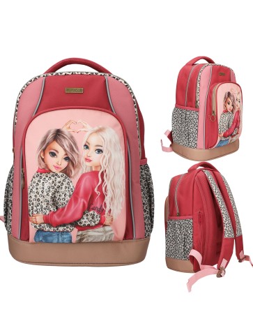 PLECAK SZKOLNY TRZYKOMOROWY TOP MODEL LEOHEART 13641 DEPESCHE