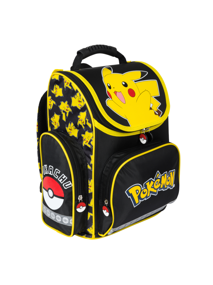 ZESTAW SZKOLNY 3-ELEMENTÓW POKEMON PIKACHU ST. MAJEWSKI