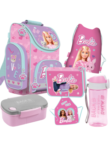 ZESTAW SZKOLNY DLA DZIEWCZYNKI 6-ELEMENTÓW BARBIE ST. MAJEWSKI