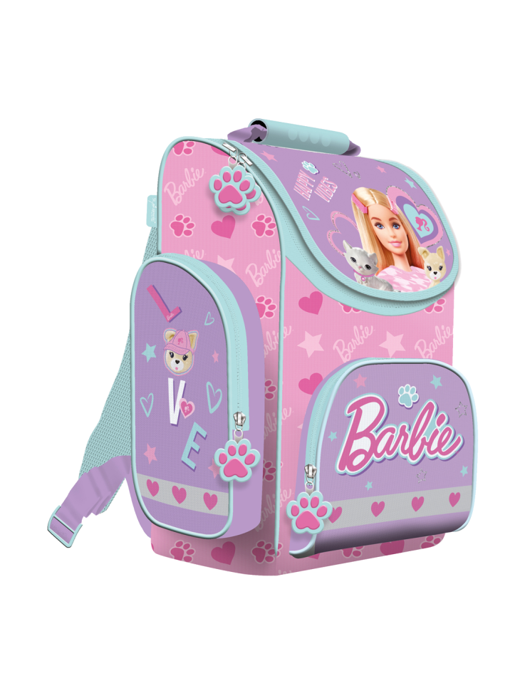 ZESTAW SZKOLNY DLA DZIEWCZYNKI 3-ELEMENTÓW BARBIE ST. MAJEWSKI