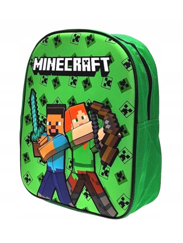PLECAK PRZEDSZKOLNY 3D MINECRAFT DLA CHŁOPCA