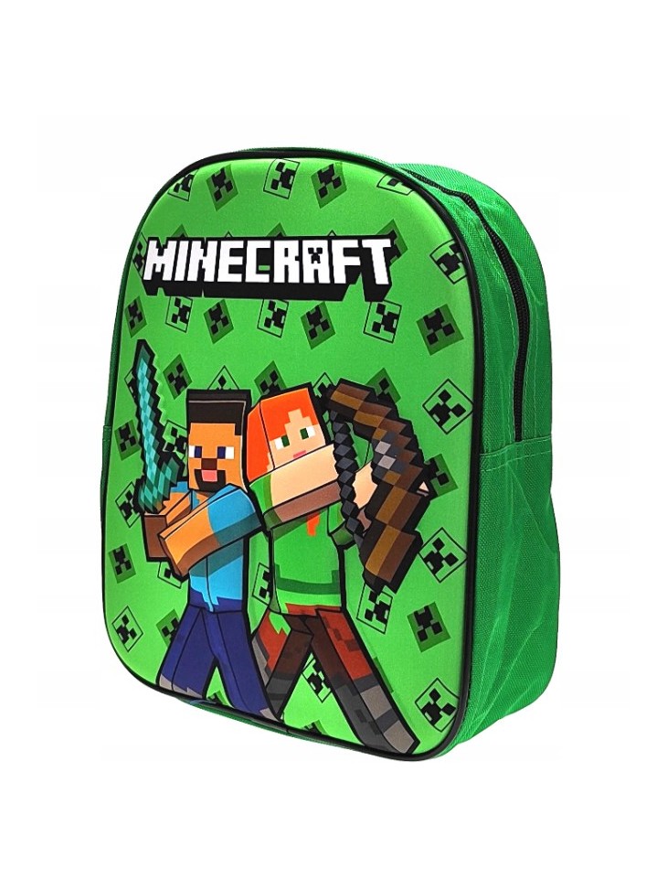 PLECAK PRZEDSZKOLNY 3D MINECRAFT DLA CHŁOPCA
