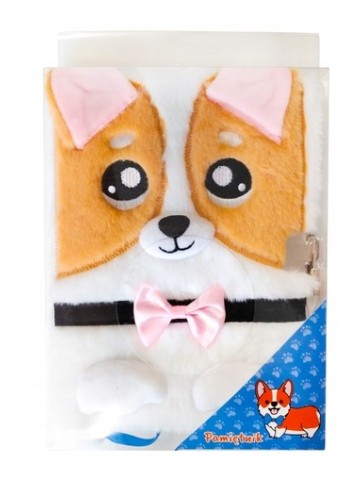 PAMIĘTNIK Z KŁÓDKĄ A5 DOG CORGI PIESEK MY LITTLE FRIEND ST. MAJEWSKI