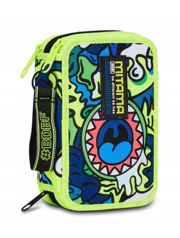 PIÓRNIK POTRÓJNY Z WYPOSAŻENIEM FLUO MONSTER 50-ELEMENTÓW MITAMA