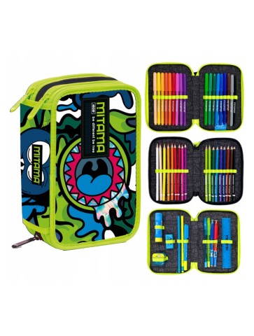 PIÓRNIK POTRÓJNY Z WYPOSAŻENIEM FLUO MONSTER 50-ELEMENTÓW MITAMA