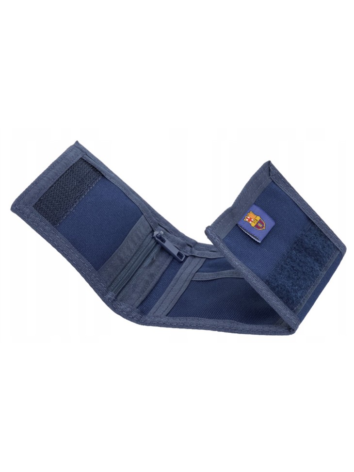 PORTFEL NA RZEP FC BARCELONA TEAM NAVY BLUE&ORANGE SAFTA