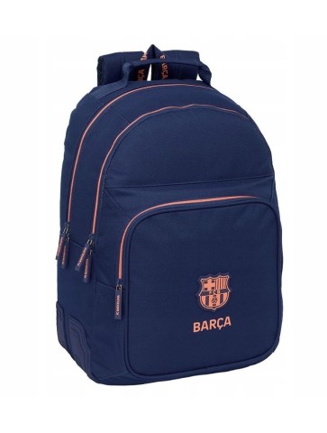 PLECAK DWUKOMOROWY FC BARCELONA TEAM NAVY BLUE&ORANGE SAFTA