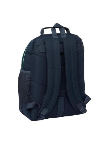 PLECAK DWUKOMOROWY REAL MADRYT TEAM 2025/2026 NAVY BLUE GREEN SAFTA