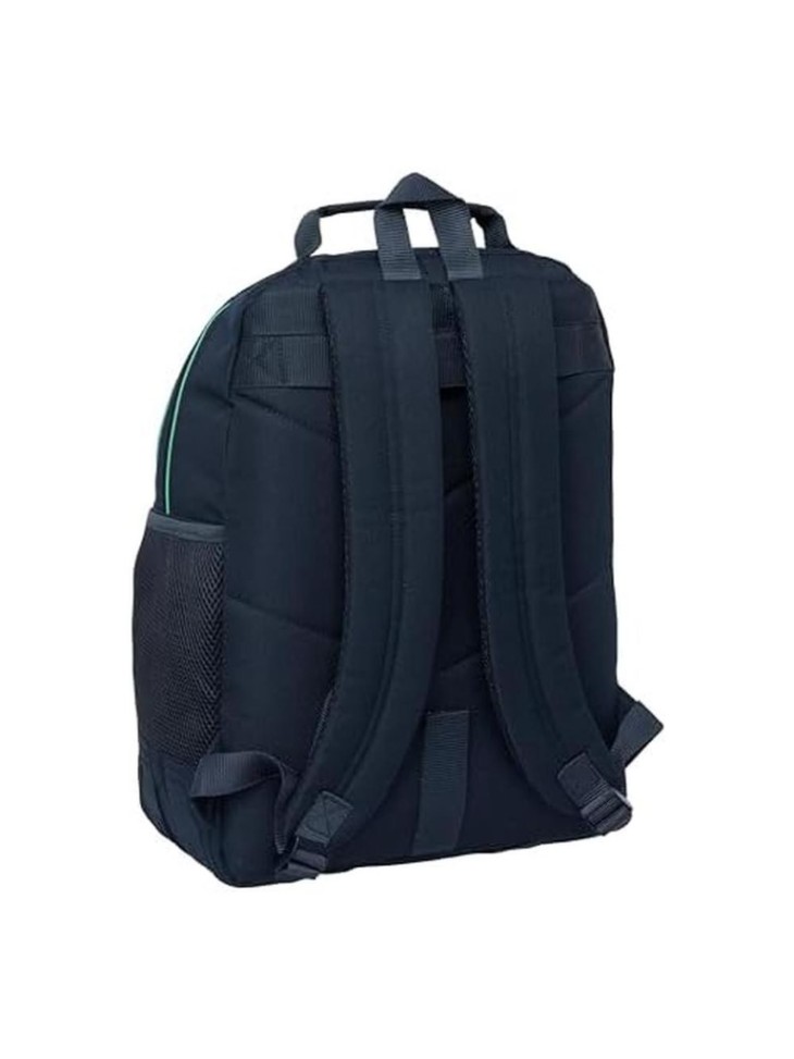 PLECAK DWUKOMOROWY REAL MADRYT TEAM 2025/2026 NAVY BLUE GREEN SAFTA