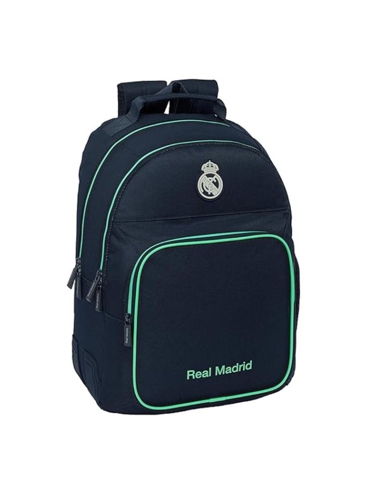 PLECAK DWUKOMOROWY REAL MADRYT TEAM 2025/2026 NAVY BLUE GREEN SAFTA