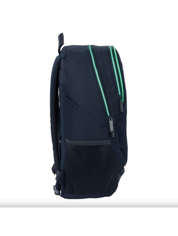 PLECAK DWUKOMOROWY REAL MADRYT TEAM 2025/2026 NAVY BLUE GREEN SAFTA
