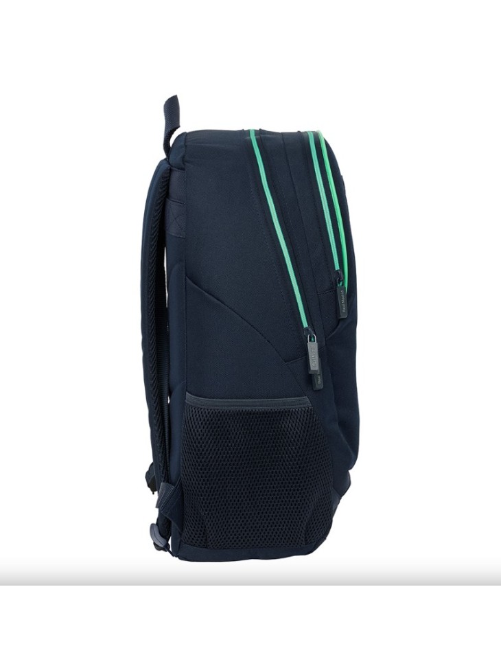 PLECAK DWUKOMOROWY REAL MADRYT TEAM 2025/2026 NAVY BLUE GREEN SAFTA