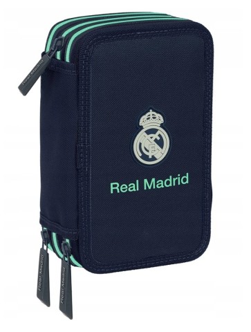 PIÓRNIK POTRÓJNY REAL MADRYT RM TEAM 25/26 NAVY BLUE GREEN SAFTA