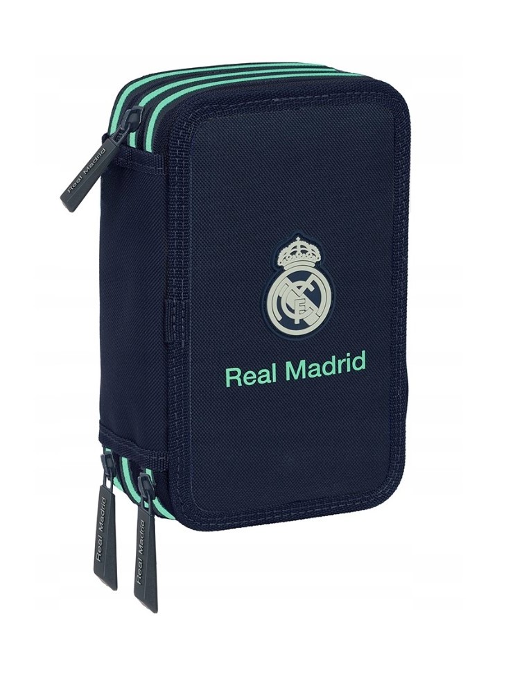 PIÓRNIK POTRÓJNY REAL MADRYT RM TEAM 25/26 NAVY BLUE GREEN SAFTA