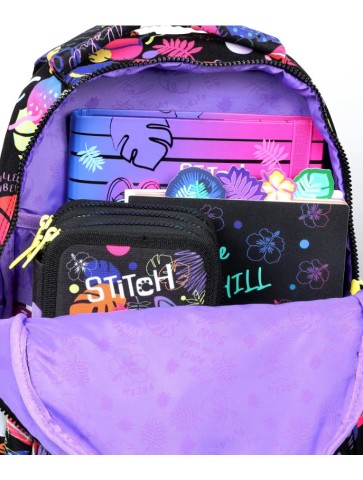 PLECAK TRZYKOMOROWY JERRY LILO&STITCH BLACK DISNEY 19l COOLPACK