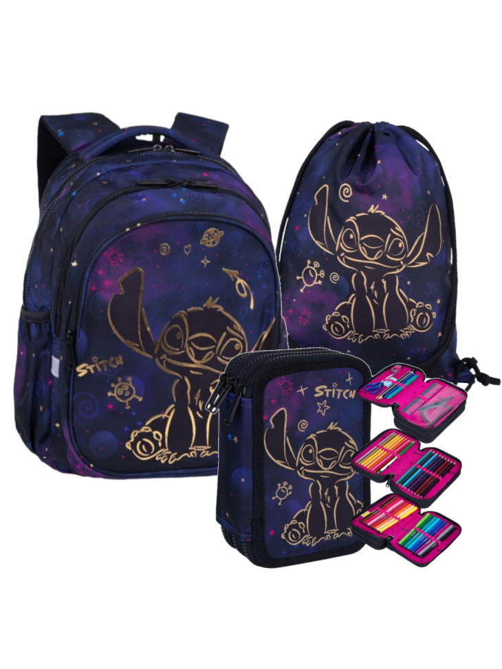 ZESTAW 3-ELEMENTÓW JERRY LILO&STITCH DISNEY GOLDEN 19l COOLPACK