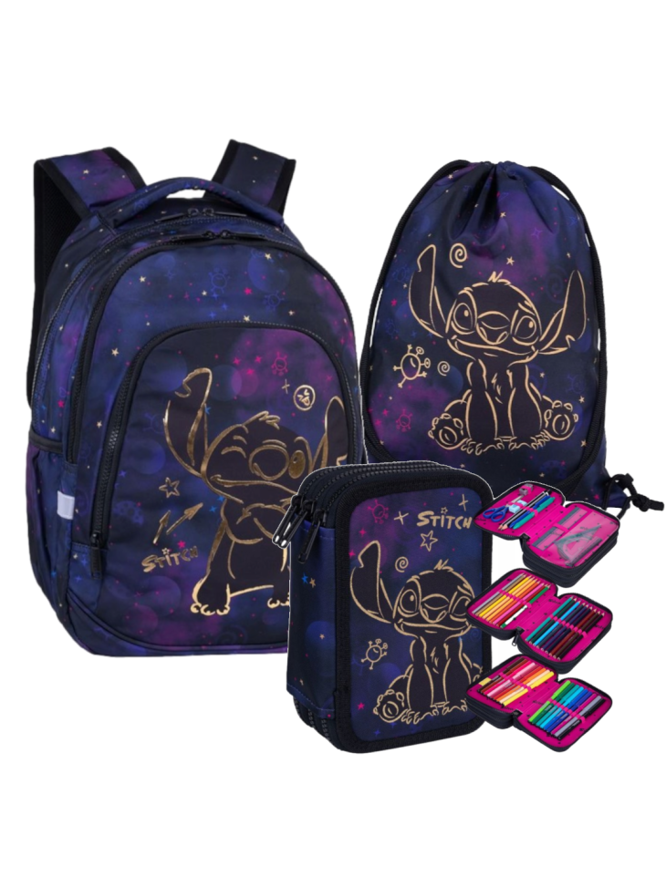 ZESTAW 3-ELEMENTÓW PRIME LILO&STITCH DISNEY GOLDEN 19l COOLPACK