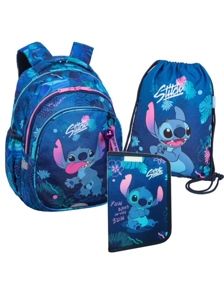 ZESTAW 3-ELEMENTÓW JERRY LILO&STITCH DISNEY BLUE 19l COOLPACK