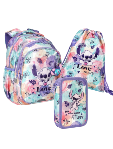 ZESTAW 3-ELEMENTÓW SZKOLNYCH LILO&STITCH PASTEL DISNEY COOLPACK