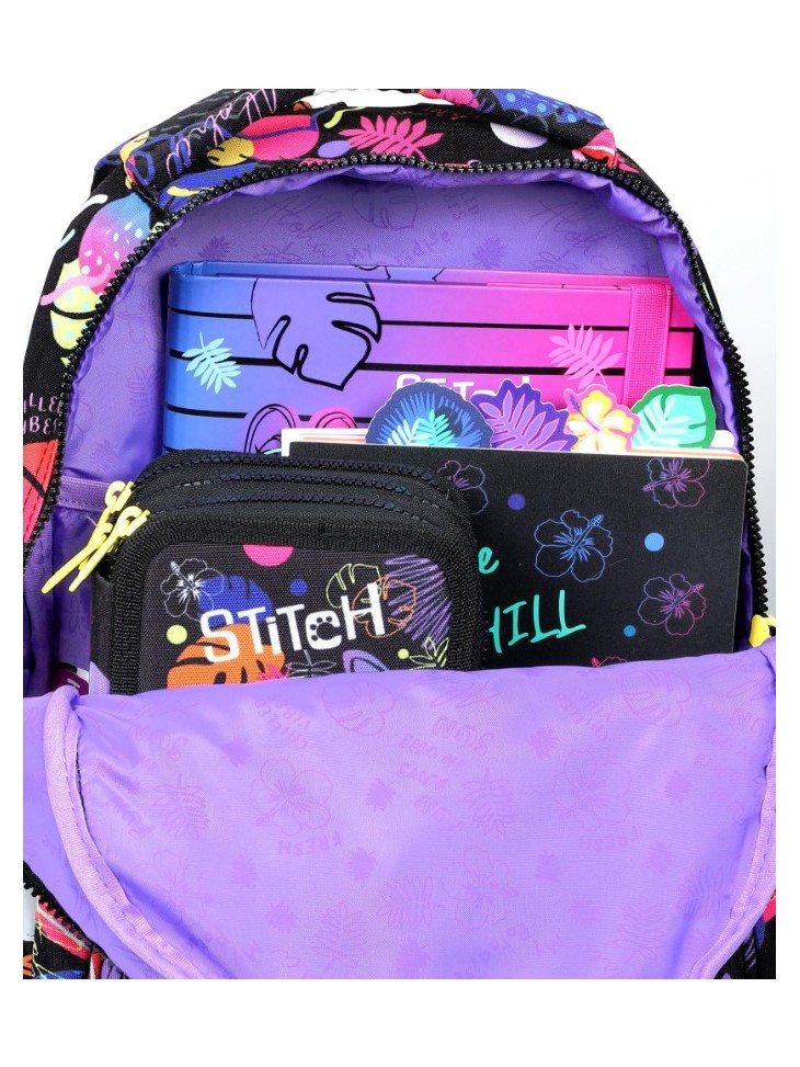 ZESTAW 3-ELEMENTÓW SZKOLNYCH LILO&STITCH BLACK DISNEY COOLPACK