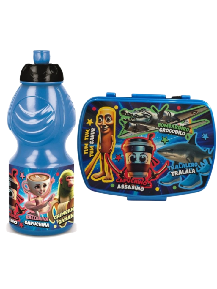 ZESTAW ŚNIADANIOWY DLA CHŁOPCA ITALIAN BRAINROT LIPEX