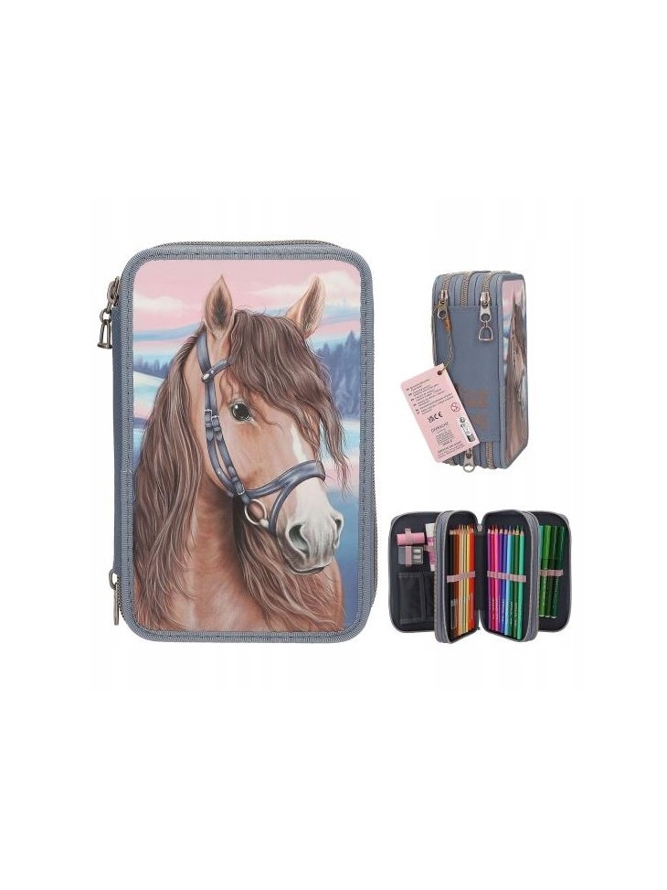 PIÓRNIK POTRÓJNY KONIE KOŃ MISS MELODY EFFECT 3D 13415 DEPESCHE