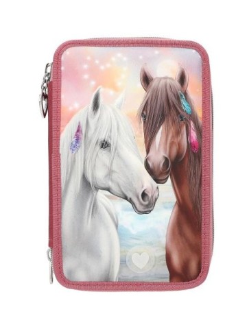 PIÓRNIK POTRÓJNY KONIE KOŃ MISS MELODY LED LOVE 13416 DEPESCHE