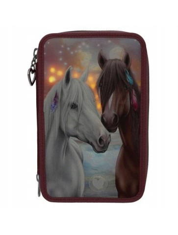 PIÓRNIK POTRÓJNY KONIE KOŃ MISS MELODY LED LOVE 13416 DEPESCHE