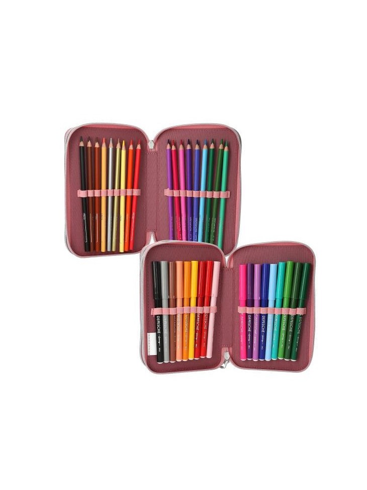 PIÓRNIK POTRÓJNY KONIE KOŃ MISS MELODY LED LOVE 13416 DEPESCHE